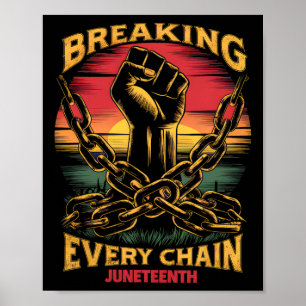Poster Jour de la Liberté Noire, 19° Jeudi, brisant chaqu