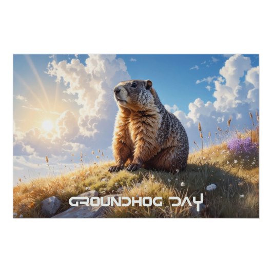 POSTER JOUR DE LA MARMOTTE (Devant)