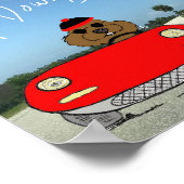 Poster Jour de la marmotte de fond (Coin)