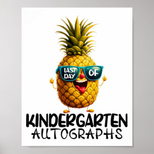 Poster Jour De La Maternelle Autographe Graduation Garçon