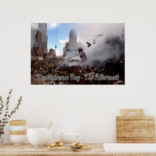 Poster Jour de la mémoire - Les conséquences (Cuisine)