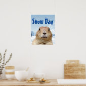 Poster Jour de la neige de la marmotte (Cuisine)