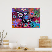 Poster Jour de la Peinture des Chiens de Compagnie Morts  (Cuisine)