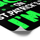 Poster Jour de la Saint Patrick 19e anniversaire garçon f (Coin)