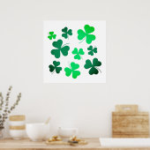 Poster Jour de la Saint Patrick de printemps vert irlanda (Cuisine)