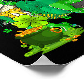 Poster Jour de la Saint-Patrick Dinosaure Happy St Pat Tr (Coin)