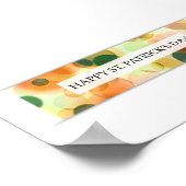 Poster Jour de la Saint Patrick heureux (bokeh) (Coin)