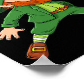 Poster Jour de la Saint Patrick Leprechaun Basket Lucky B (Coin)