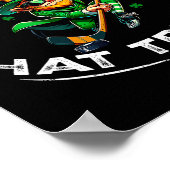 Poster Jour de la Saint-Patrick Saint Coup du Chapeau Drô (Coin)