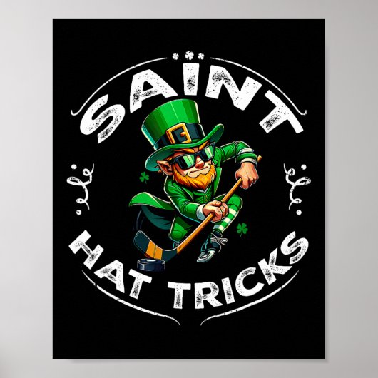 Poster Jour de la Saint-Patrick Saint Coup du Chapeau Drô (Devant)