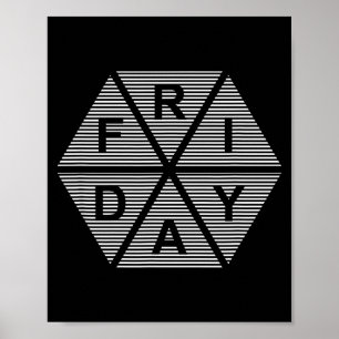 Poster Jour de la semaine vendredi