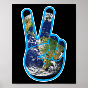 Poster Jour de la Terre Protection Climatique Changement