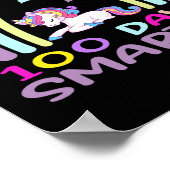 Poster Jour De L'École Enseignant 100 Jours Smarter Rainb (Coin)