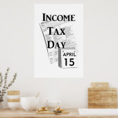 Poster Jour de l'impôt (Cuisine)