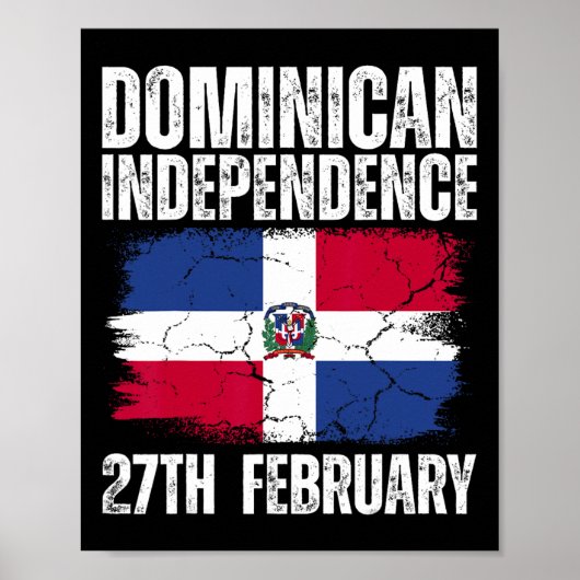 Poster Jour de l'indépendance de la République Drapeau de (Devant)