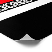 Poster Jour de l'Indépendance Drapeau Indonésie (Coin)