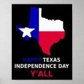 Poster Jour de l'indépendance du Texas (Devant)