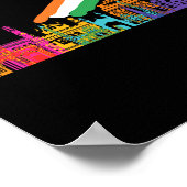 Poster Jour de l'Indépendance Graphisme Tee - shirts Aime (Coin)