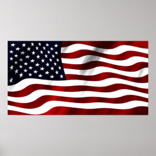 Poster Jour de l'indépendance patriotique du drapeau amér