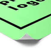Poster Jour de l'Indépendance Vente d'affaires Light Gree (Coin)