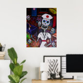 POSTER JOUR DE L'INFIRMIÈRE MORTE (Bureau à domicile)