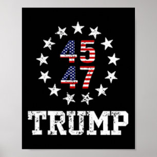 Poster Jour de l'investiture du président Trump 2025 Mémo