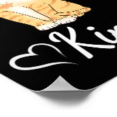 Poster Jour de l'Unité Chat orange Anti-harcèlement Be Ki (Coin)