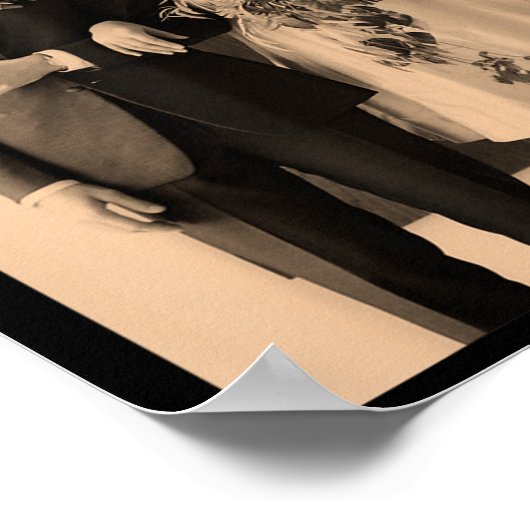 Poster Jour de mariage Dapper Frankenstein - Monster Hall (Coin)