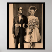 Poster Jour de mariage Dapper Frankenstein - Monster Hall (Devant)