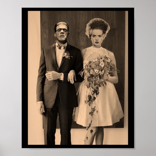 Poster Jour de mariage Dapper Frankenstein - Monster Hall (Devant)
