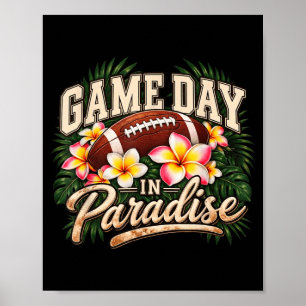 Poster Jour de match au paradis football tropical