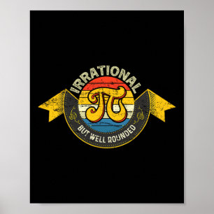 Poster Jour de Pi Irrationnel Mais Bien Arrondi