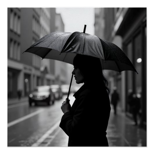 Poster Jour de pluie (Devant)