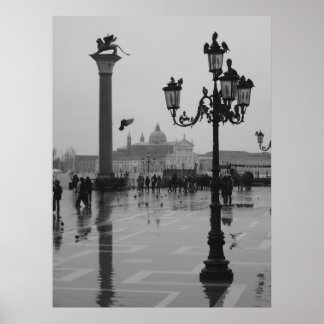 Poster Jour de pluie à Venise