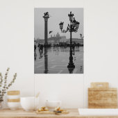 Poster Jour de pluie à Venise (Cuisine)