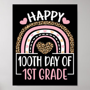 Poster Jour De Première Année Amusants 100 Jours D'Enseig