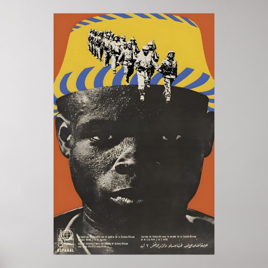 Poster Jour de solidarité de l'OSPAAAL avec (Devant)