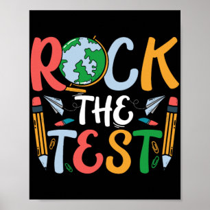 Poster Jour de test de l'enseignant de test Jour de test