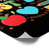 Poster Jour de test de l'enseignant Motivation enseignant (Coin)