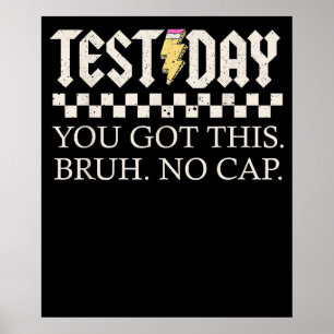 Poster Jour de test de l'État de Staar Tu vas réussir, me