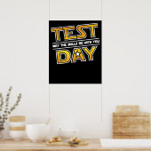 Poster Jour de test Les compétences soient avec vous écol (Cuisine)