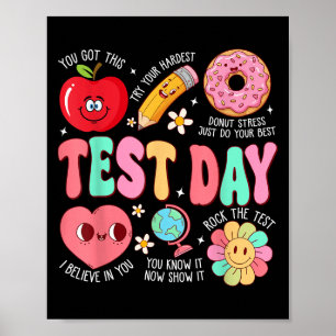 Poster Jour de test Rock The Test Jour de test Motivation