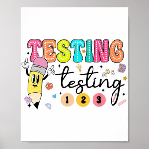 Poster Jour de test Yall Test Day Enseignant