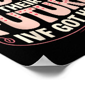 Poster Jour de transfert de FIV Grossesse de substitution (Coin)