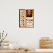 Poster Jour de Turin Pio Jésus Saint Face & Mandylion (Cuisine)