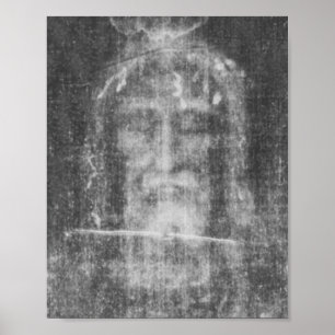 Poster Jour de Turin Visage de Jésus - Manto de Turin