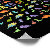 Poster Jour D'École - Dinosaures - Facile 100 Jours D'Éco (Coin)