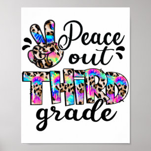 Poster Jour Dernier De L'École De La Teinture De 3E Année