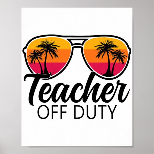 Poster Jour Dernier De L'École Pour L'Enseignant 1 (Devant)
