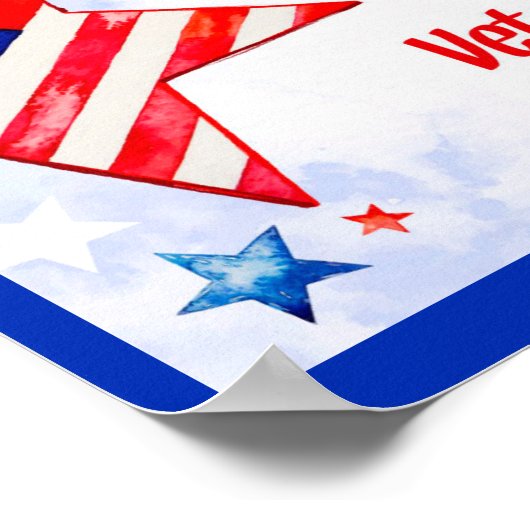 Poster Jour des anciens combattants - Honorer tous ceux q (Coin)